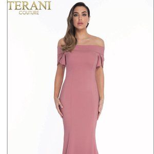 Off the Shoulder pink dress